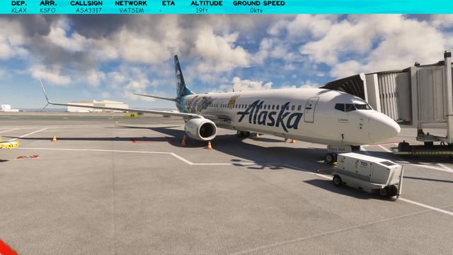 MSFS 2020 Live: Real Alaska Airlines Ops | PMDG Boeing 737-800 (B738) | Los Angeles to San Francisc смотреть онлайн
