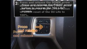 Dodge Ram 2014- Service Indicator Reset Guide