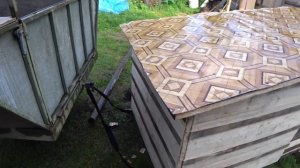 МОНСТР КАРАКАТ ОХОТНИК ТАЩИТ БОЛЬШУЮ БУДКУ ДЛЯ СОБАКИ. МОТОБЛОК НЕ СПРАВИЛСЯ.