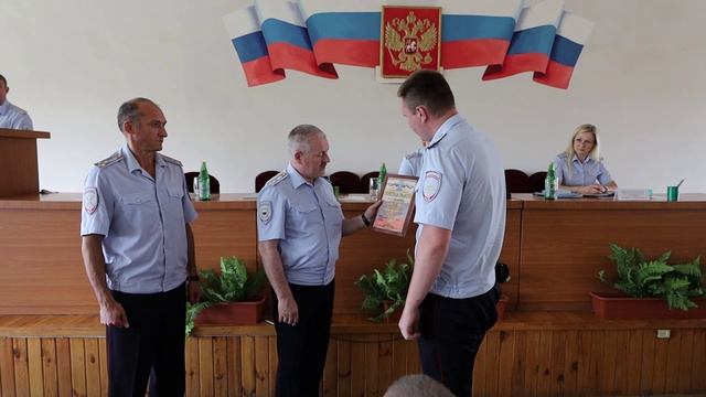 Участковый инспектор А. Ачкасов поощрен почетной грамотой начальника УМВД по Тамбовской области
