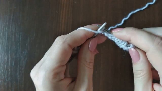 Изнаночные петли. Платочная вязка (уроки для начинающих)