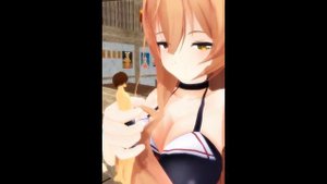 mmd anime girl vore selfie