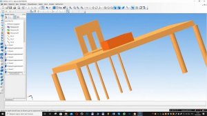 Моделирование стол и стул  КОМПАС-3D v13