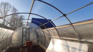 Теплица с открывающимся верхом. Своими руками, Новосибирск.