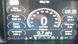 Вариант маршрутного компьютера на заставке ММС Калины2/Приоры/Гранты