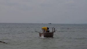 Лодки-корзины "Тхунг Чай". Теперь и с моторчиком. Vietnam, Phu Quoc