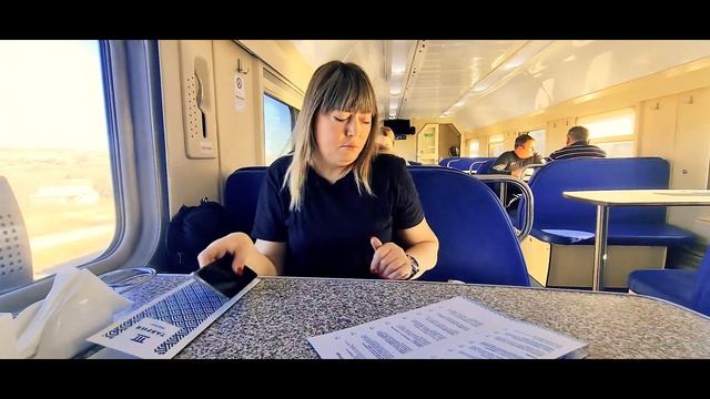 Из Крыма в Москву. Вагон ресторан поезда СИМФЕРОПОЛЬ- МОСКВА