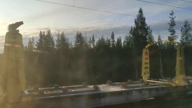 Прибываем на станцию Куна! И длинный встречный, хозяйственный поезд! 7.10.2023г.! смотреть онлайн