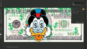 ДЕНЕЖНАЯ КАРТИНА Скрудж МакДак | Scrooge McDuck