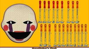 My Grandfather´s Clock (Five Nights At Freddy's 2) on Recorder (NOTES)