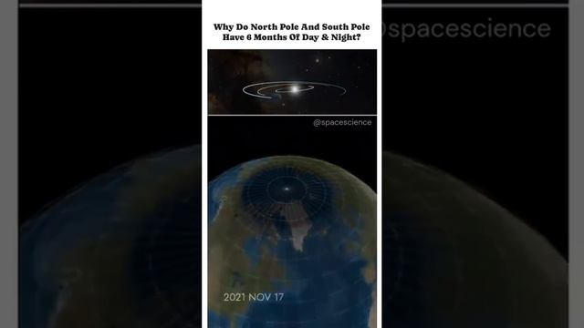 Почему на Северном и Южном полюсах полгода день и полгода ночь