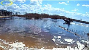 Испытание надувной лодки пвх с мотором Групер 300 на воде