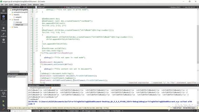 Reading XML file using Qt in Hindi | Qt tutorials in Hindi by Vinay K Shukla смотреть онлайн