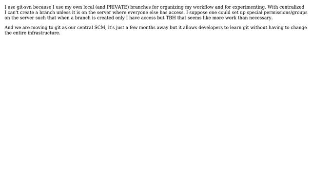 Software Engineering: Why are tools like git-svn that allow git to integrate with svn useful? смотреть онлайн