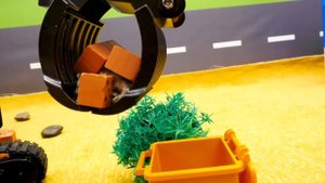 Видео для детей. Машины помощники. Игрушка Мусоровоз и рабочие машинки