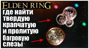 Elden Ring как получить Пролитая багровая слеза | Твёрдая крапчатая слеза