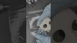 Работа с пастой Kyan с применением УФ-геля