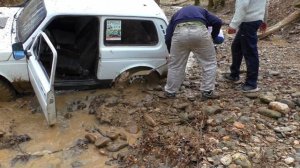 18+ Нива, уазик и самодельный квадроцикл на бездорожье