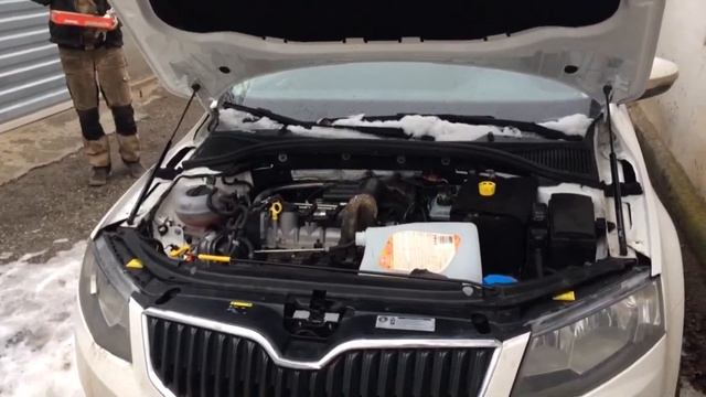 ошибка P0016 и P2293 Skoda Octavia A7 1.2 TSi смотреть онлайн