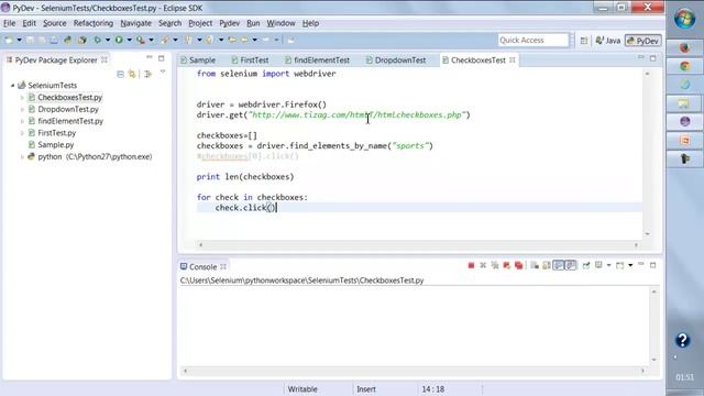 Selenium Python Tutorial - Handling Checkboxes