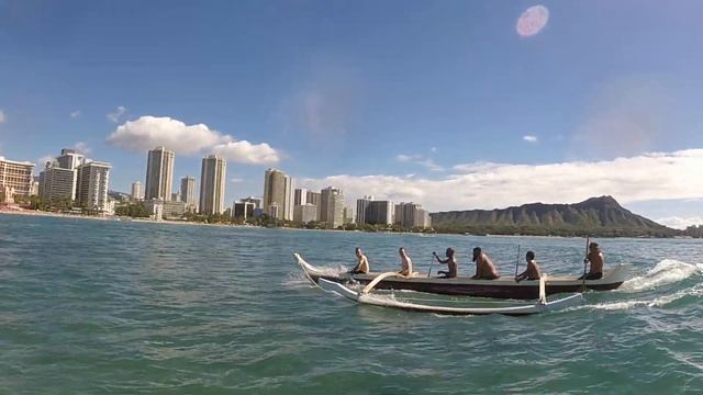 Initial Outrigger Canoe Surfing #dailyvlog #travel #nature #adventure #surf #hawaii смотреть онлайн