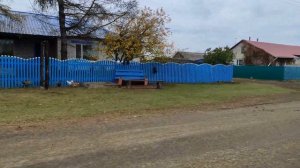 По Репьевке Колхозной на мотоблоке. Майнский район.