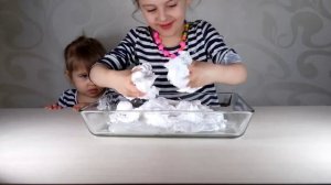 ЭКСПЕРИМЕНТ для детей делаем СНЕГ дома