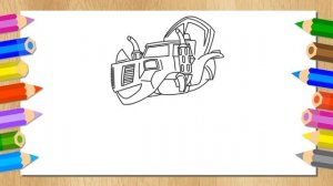 Мультик про машинки - Вспыш и чудо-машинки - Рисуем Зэга - Раскраска - Учим цвета - Coloring Pages