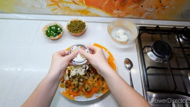 Салат Оливье. Секрет внутри.