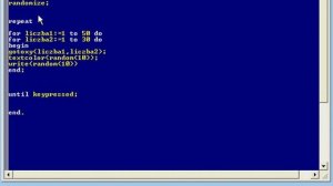 turbo pascal kurs  - random