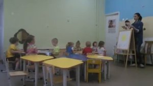 Занятие по рисованию во II младшей группе (тема: "Одуванчик")