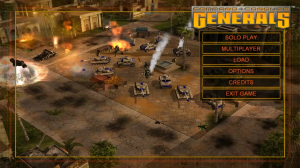 Command and Conquer: Generals (2003) - main menu [Full HD]