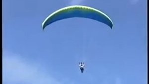 Правильное приземление на параплане. п.Карабаш (Татарстан).