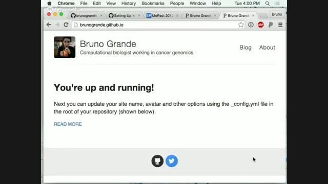 Setting Up Your Online Presence Using GitHub Pages by Bruno Grande смотреть онлайн