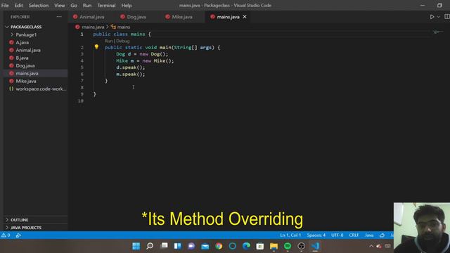 Polymorphism in java | Java Placement Course With Data Structure and Algorithms.