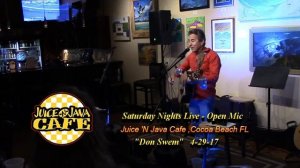 Don Swem @ Juice 'N Java Cafe Open Mic   4-29-17