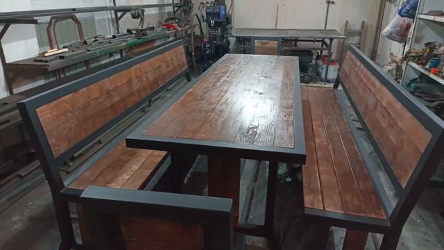 ТАКОЕ В МАГАЗИНЕ НЕ КУПИШЬ!Садовая мебель в стиле лофт смотреть онлайн