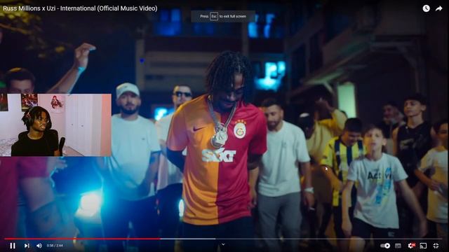 REACTING TO Russ Millions X Uzi - International (Official Music Video)