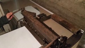 Гибка фасадных кассеты. самодельный сегментный листогибочный