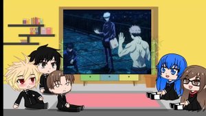 Past Deku's classmates react to future him as Gojo || Gacha club || BakuDeku/IzuOcho || #gachaclub