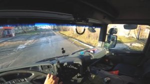 Рейс коротыш. Раритетный прицеп (37 лет). И невозможные манЁвры на Scania p400! | MyStories