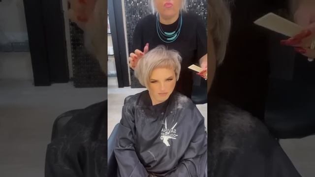 Обалденная Стрижка Пикси-Боб на тонкие волосы/Awesome Pixie Bob Haircut for Thin Hair #модаикрасота