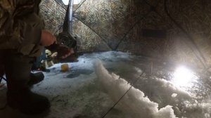 Зимняя рыбалка с комфортом. Ночная рыбалка КОРЮШКИ / Сахалинская рыбалка & Sakhalin fishing