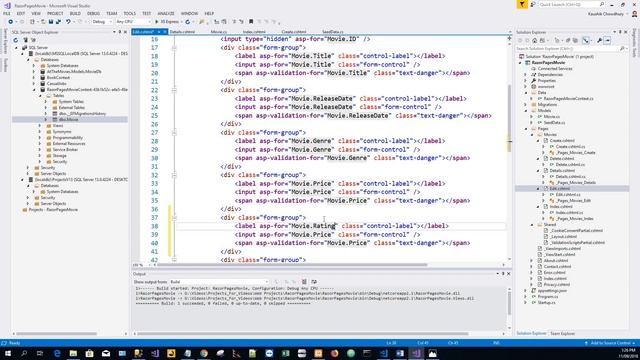 Part 7 Razor Web App in ASP.Net Core - Adding a new Field to a Razor Page