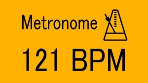 121 BPM METRONOME FOR TRAINING MUSICAL INSTRUMENT / 楽器練習用 メトロノーム / practice