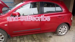 Nissan Micra XV Chasis Number Location With VIN Plate..