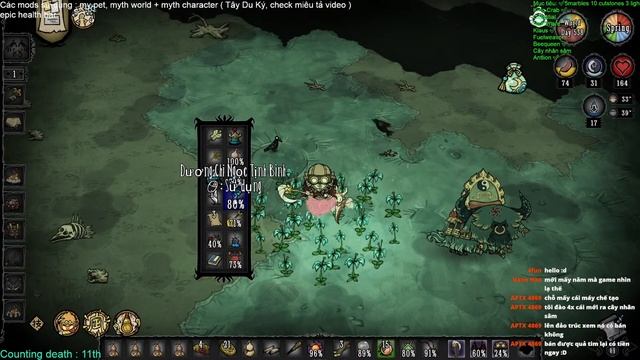 Dont Starve Tây Du Ký ep 17: Giải phóng tâm bão vũ trụ(và tiếp tục tìm gốc nhân sâm)