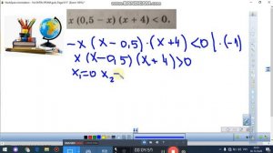Решение неравенств методом интервалов 9 класс