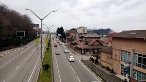 Адлер. Иду от перекрёстка улиц Гудаутская-Фабричная-Ленина на пляж "Вагонное Депо",