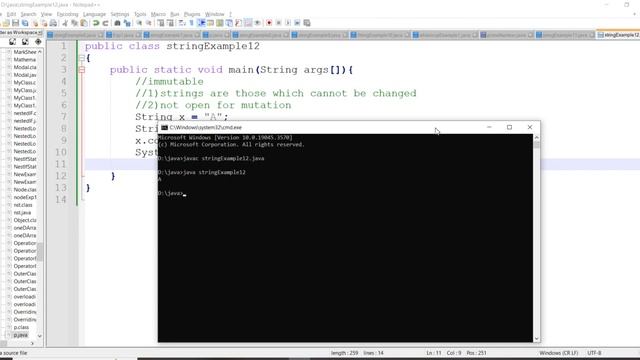 prove that string are immutable or not | why java strings are immutable  | immutable string